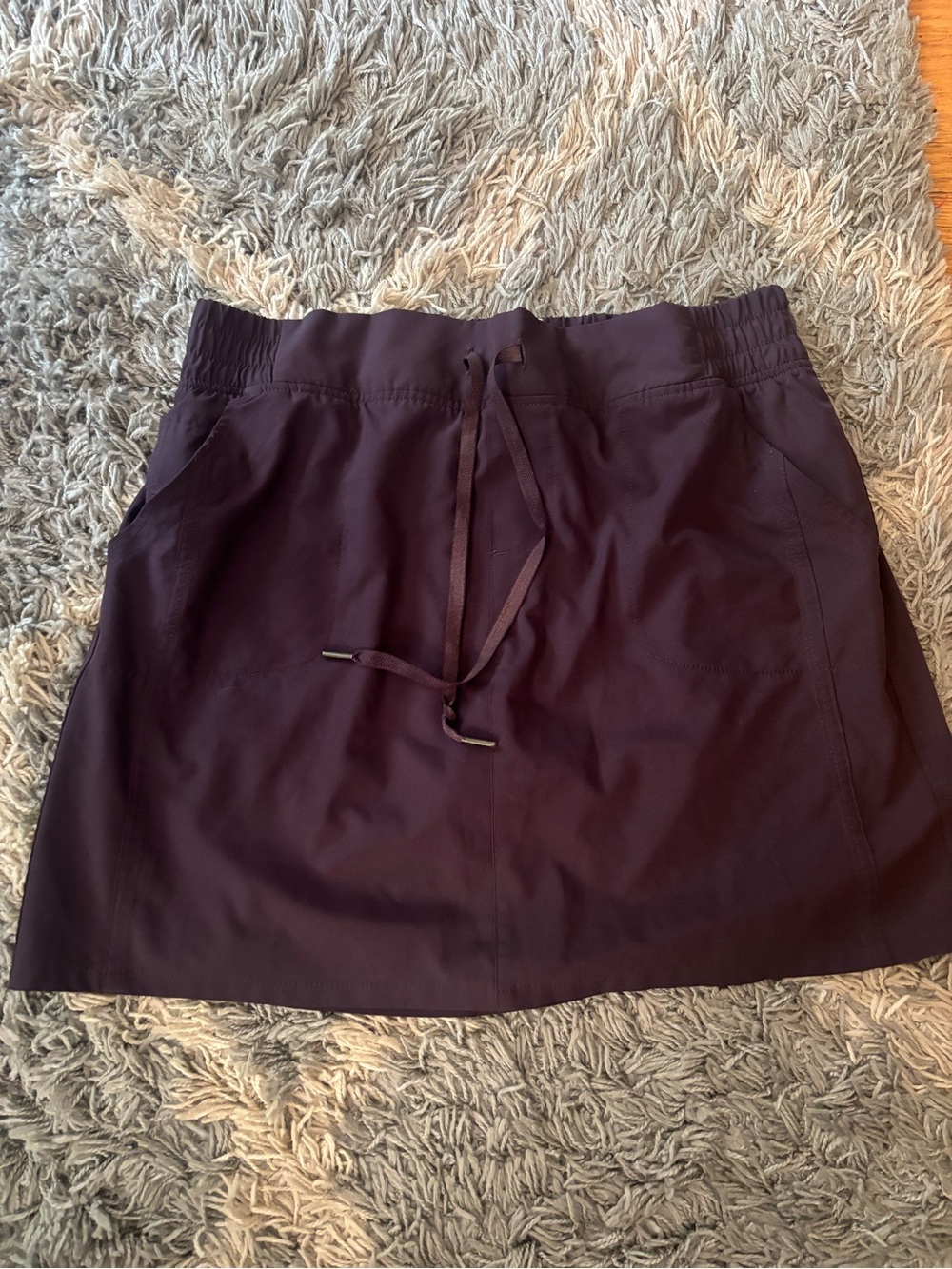 Marika Elastic Waist Skort in Plum
